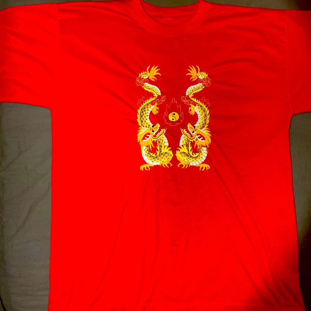 Twin Dragons, Yin and Yang t-shirt